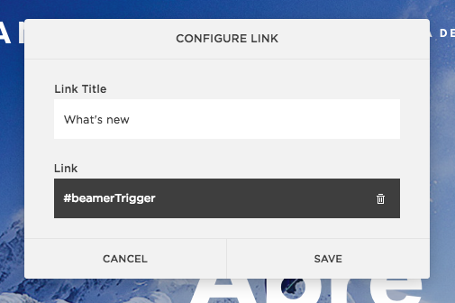 How to Add Beamer to Squarespace