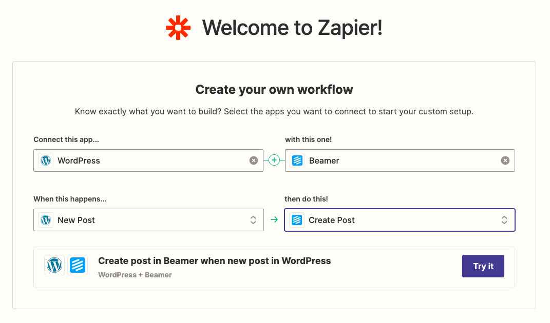 Welcome to Zapier examples