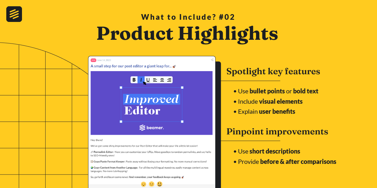 product release notes- highlights